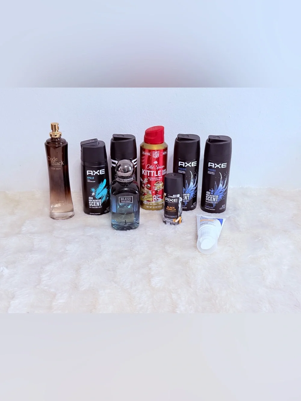 Apollo Black Deodorant Body Spray - Black/Blue